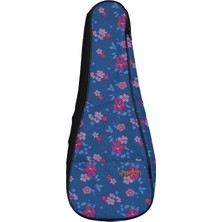 Wagon 03 Serisi Soprano Ukulele Çantası - Hibiskus Mavi