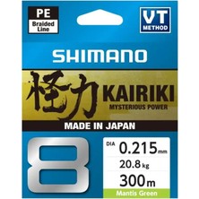 Shimano Kairiki 8 300M Mantis Green 0.215MM/20.8KG