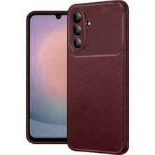 Balkan Grup  Galaxy A26 Kılıf Auto Fus Karbon Kapak - Bordo
