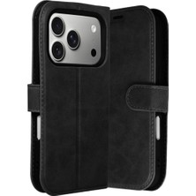 Alvera 17 Pro Trend S Plus Kapaklı Kılıf - Siyah