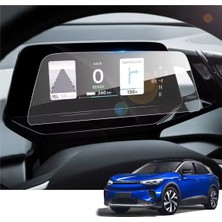 Glassmax Vw Id4 Dijital Gösterge Ekran Koruyucu - Kırılmaz Şeffaf Nano Teknoloji
