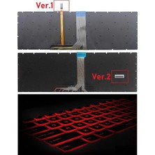 Retro Msı GP63 8re Leopard Klavye V2 Işıklı (Rgb) Kırmızı Tuş