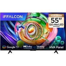 iFFALCON 55U85A 55'' 139 Ekran Uydu Alıcılı 4K Ultra HD Google QD-MiniLED Dimming TV