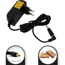 12V 600MA (0.6A) 7.2W 5.5x1.7 mm Adaptör Retro