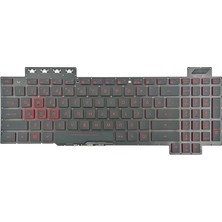 Retro Asus Tuf Gaming FX504G Klavye Işıklı Kırmızı Tuş V1 (Non-Rgb)