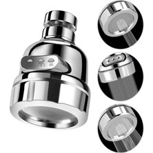 Kustar Tasarruflu Oynar Başlık Krom 3 Fonksiyonlu Musluk Başlığı