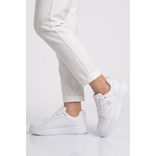 Walkway Beyaz Bağcıklı Hafif Esnek Unisex Günlük Ayakkabı BST-2081 G