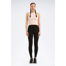 Reebok Preta Leg Siyah Kadın Tayt