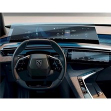 Glassmax Peugeot Yeni 3008 Multimedya ve Dijital Gösterge Ekran Koruyucu - Premium Koruma