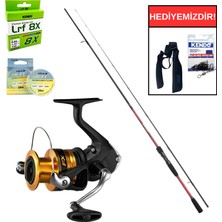Shimano Kamış Sienna Spinning Sensitive 2,11M 0,5-7g&shimano Fx 2000 Fc Lrf Seti