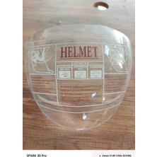 Free M 601 Kask Camı Şeffaf