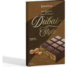 Chocovia Dubai Style Yer Fıstıklı ve Kadayıflı Sütlü Çikolata 100 (Gr) - Dubai Çikolatası