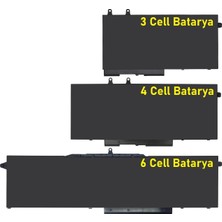 Dell Precision M3540-TOKYO Batarya Pil Retro 6cell
