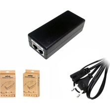 Kablosuz Ağ Ürünleri Için 48V 0.5A 24W Poe Ethernet Adaptör Retro