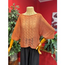 Yılday Gür Butik Kiremit Saç Örgü Triko - S-L