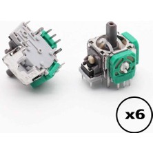 6 ADET XBOX ONE Analog Motoru Xbox One Kol Tamiri Xbox One Kollar İçin Kaliteli Orjinal Yedek Parça