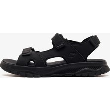 Skechers Wagner Erkek Siyah Sandalet 205724 Bbk