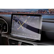 Glassmax Cupra Formentor 2024-2025 12.9 Inç Uyumlu Multimedya Ekran Koruyucu - Kırılmaz Şeffaf Nano Teknoloji