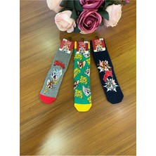 Çimpa Tom Jerry Soket Çorap 19018 Tekli