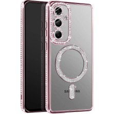 Balkan Grup Joko  Galaxy A57 5g Joke Simli Magneticsafe Kılıf - Pembe