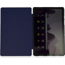 Pileli Store Newface Samsung Galaxy T220 Tab A7 Lite 8.7 Kılıf Tablet Smart Kılıf - Lacivert