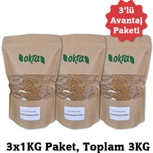 Okra Siyez Bulguru - Pilavlık Yerli - 3X1000GR - Kastamonu Ihsangazi Bölgesi Mahsulü.