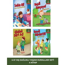 The Kitap Çocuk Sağlıklı Yaşam Kuralları Seti 4-8 Yaş  (4 Kitap)