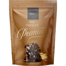 Chocovia Yer Fıstıklı Sütlü Çikolata Parçaları (Cluster) 100 (Gr)- Atıştırmalık Çikolata