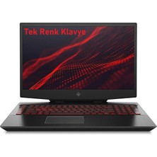Retro Hp Omen TPN-C144 Klavye Işıklı V2 (Kırmızı)