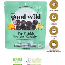 The Good Wild Yer Fıstıklı Protein Kurabiye | Glutensiz Atıştırmalık | İlave Şekersiz | Hurma Püresi | 55 Gr