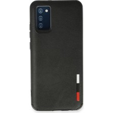 Verto Newface Samsung Galaxy A02S Kılıf Loop Deri Silikon - Siyah