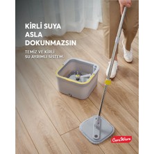 Ceraware Dual System Mop Seti Temiz Kirli Su Ayrımlı Hijyenik Temizlik Sistemi Ergonomik Kullanım