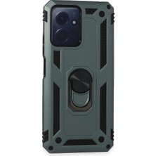 Xciks Collections Note 12 4g Kılıf Sofya Yüzüklü Kapak - Yeşil