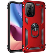 Balkan Grup Po F3 Kılıf Sofya Yüzüklü Kapak - Kırmızı