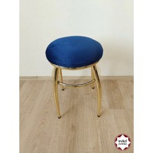 Evko Mobilya Tabure, Bar Taburesi, 4 Adet Tabure, Puf, Bench, Metal Ayaklı Tabure, İç İçe Geçebilen Tabure, Mutfak Balkon Bahçe Taburesi