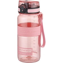 Uzspace 650ML Standart Boy Silikon Gövde Tritan Su Matarası