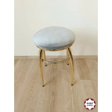 Evko Mobilya Tabure, Bar Taburesi, 4 Adet Tabure, Puf, Bench, Metal Ayaklı Tabure, İç İçe Geçebilen Tabure, Mutfak Balkon Bahçe Taburesi