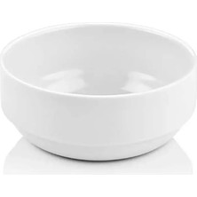 GuvenliPazar 6 Adet 8 cm Sosluk Reçellik Makinede Yıkanabilir Beyaz Mini Sos Kasesi (3,5 cm Derinlik)