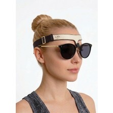 Rinoplasti Sonrası Gözlük Tutucu Burun Koruyucu Septoplasti Nazalift Siyah/Ten Kadın