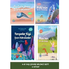 Turmepa Mavi Kitaplar Çevre Bilinci Seti 4-8 Yaş (4 Kitap)