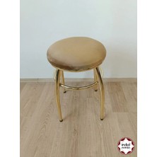 Evko Mobilya Tabure, Bar Taburesi, 6 Adet Tabure, Puf, Bench, Metal Ayaklı Tabure, İç İçe Geçebilen Tabure, Mutfak Balkon Bahçe Taburesi