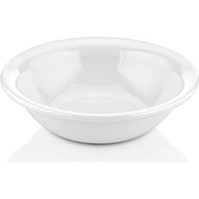 GuvenliPazar 6 Adet 16 cm Derin Kase Makinede Yıkanabilir Beyaz Servis ve Yemek Kasesi (5 cm Yükseklik)