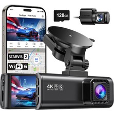 Bagajon 4K Ön Kamera + 1080P Arka Araç Kamerası | 24 Saat Kayıt + Park Modu + Kayıt Kiti Hediye