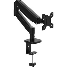 Zeyar Teknoloji 13"-32" Uyumlu Hareketli Tekli Monitör Standı Gazlı Tam Hareketli Yükseklik Ayarlı Masa Askı Aparatı