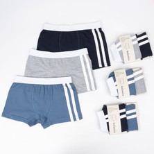 Katamino Portugo Ikili Erkek Çocuk Boxer - Mavi-Lacivert (1 Adet Gönderilecetir.)