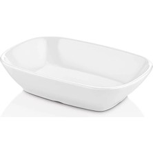 GuvenliPazar 6 Adet 14X10 cm Melamin Kahvaltılık / Mezelik – Bulaşık Makinesinde Yıkanabilir Beyaz Servis Kasesi