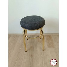 Evko Mobilya Tabure, Bar Taburesi, 2 Adet Tabure, Puf, Bench, Metal Ayaklı Tabure, İç İçe Geçebilen Tabure, Mutfak Balkon Bahçe Taburesi