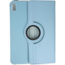 Ipad 2022 10.9 (10.nesil) Kılıf 360 Tablet Deri Kılıf - Turkuaz
