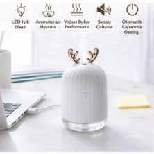 Teknomila Geyikli LED Işıklı Hava Nemlendirici Buhar Makinesi Lovely Humidifier