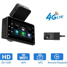 Oranic P83 4g Ön-Arka Araç Içi Kamera 2K+720P Gece Görüşlü Gps'li